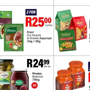 Sauces at Take n Pay