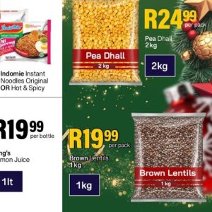 Lentils at Take n Pay