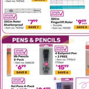 Pencils at Game