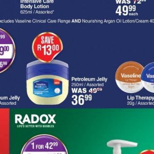 Petroleum jelly at Dis-Chem Pharmacies