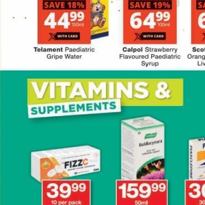 Vitamins at Checkers Hyper