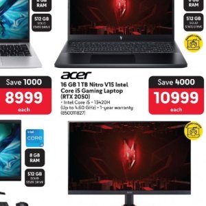 Laptop acer  at Makro