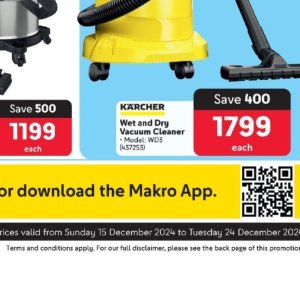 Vacuum cleaner at Makro