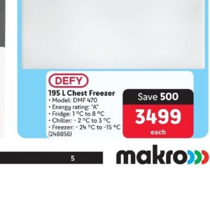 Freezer at Makro