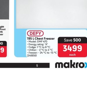 Freezer at Makro