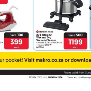 Vacuum cleaner at Makro