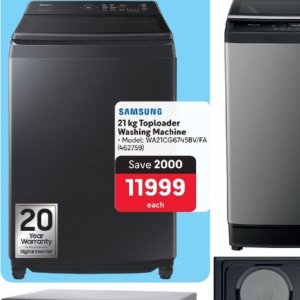 Washing machine samsung  at Makro