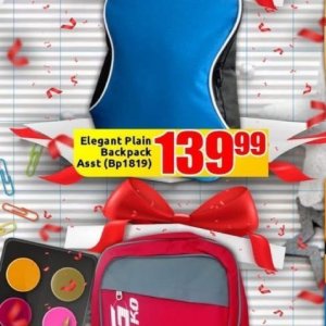 Backpack at Three Star Cash and Carry