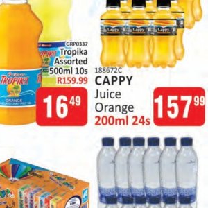 Juice cappy  at Kit Kat Cash&Carry