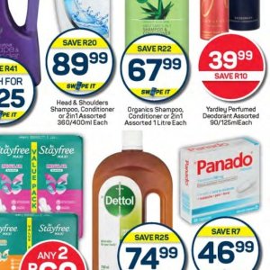 Shampoo at Pick n Pay Hyper