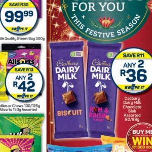 Chocolate at Pick n Pay Hyper