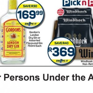 Gin at Pick n Pay Hyper