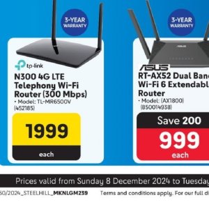 Router at Makro