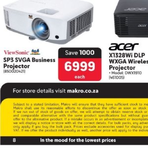 Projector at Makro