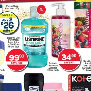 Mouthwash listerine  at Pick n Pay Hyper