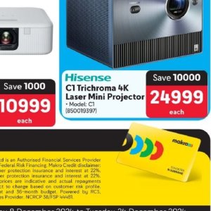 Projector at Makro