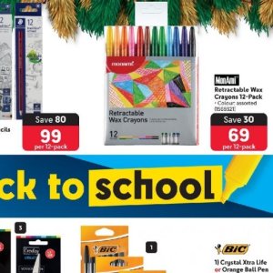 Wax crayons at Makro