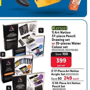 Drawing set at Makro