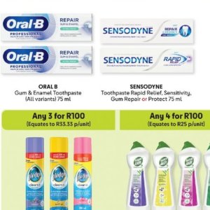 Toothpaste at Makro