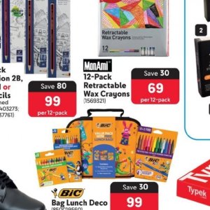 Wax crayons at Makro