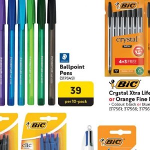 Ballpoint pens at Makro