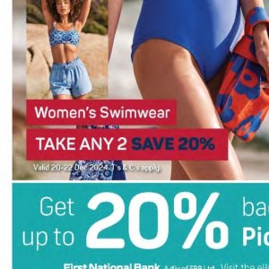 Swimsuits at Pick n Pay Hyper