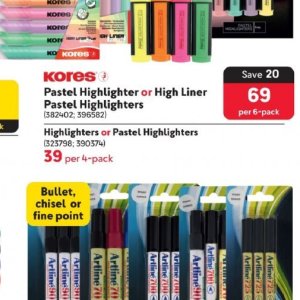 Highlighters at Makro