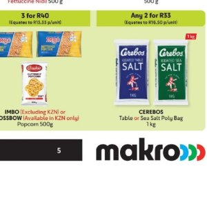 Salt at Makro