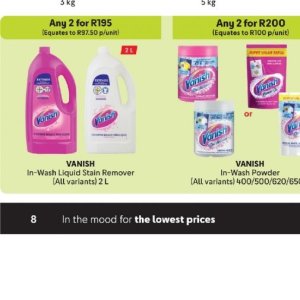 Stain remover at Makro