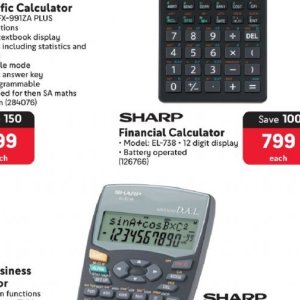 Calculator at Makro