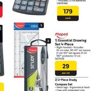 Drawing set at Makro