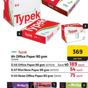 Typek at Makro