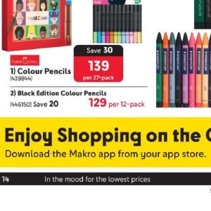 Pencils at Makro