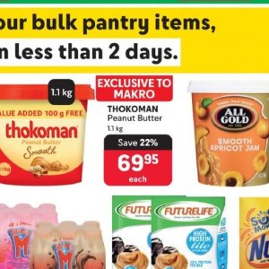 Peanut butter at Makro