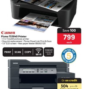 Printer at Makro