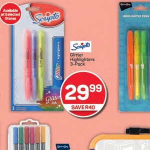 Highlighters at Pick n Pay Hyper