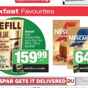 Coffee at Spar