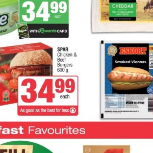 Burgers at Spar