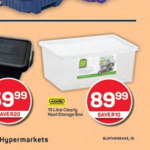 Storage box at Pick n Pay Hyper