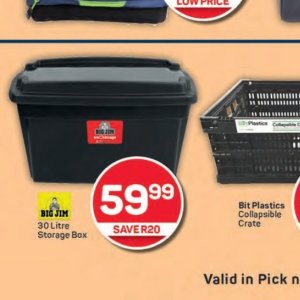 Storage box at Pick n Pay Hyper