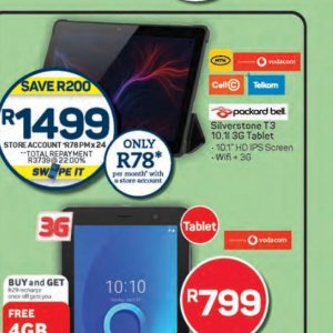 Tablet at Pick n Pay Hyper