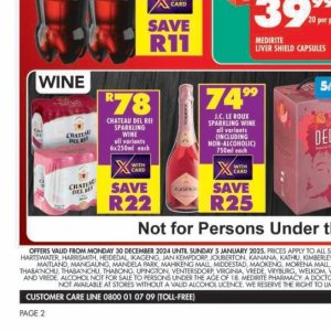 Wine at Shoprite