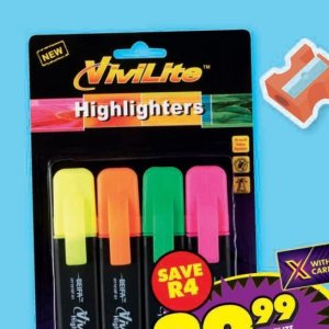 Highlighters at Shoprite