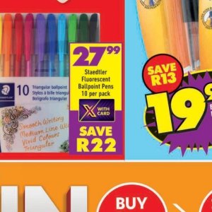 Ballpoint pens at Shoprite