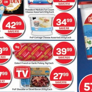 Cottage cheese at Pick n Pay Hyper