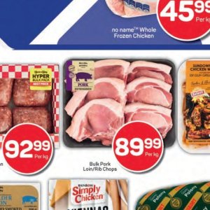 Pork at Pick n Pay Hyper