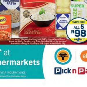 Spaghetti at Pick n Pay Hyper