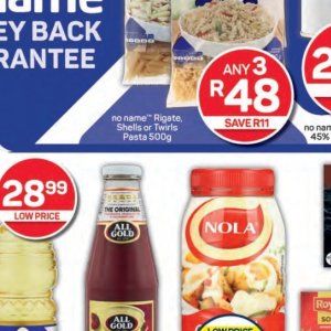 Pasta at Pick n Pay Hyper