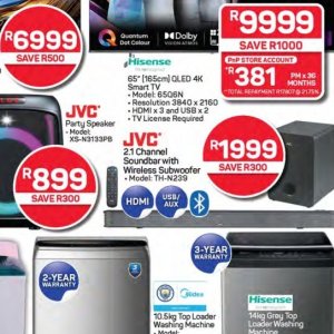  JVC at Pick n Pay Hyper