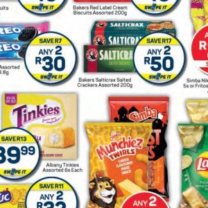 Crackers at Pick n Pay Hyper